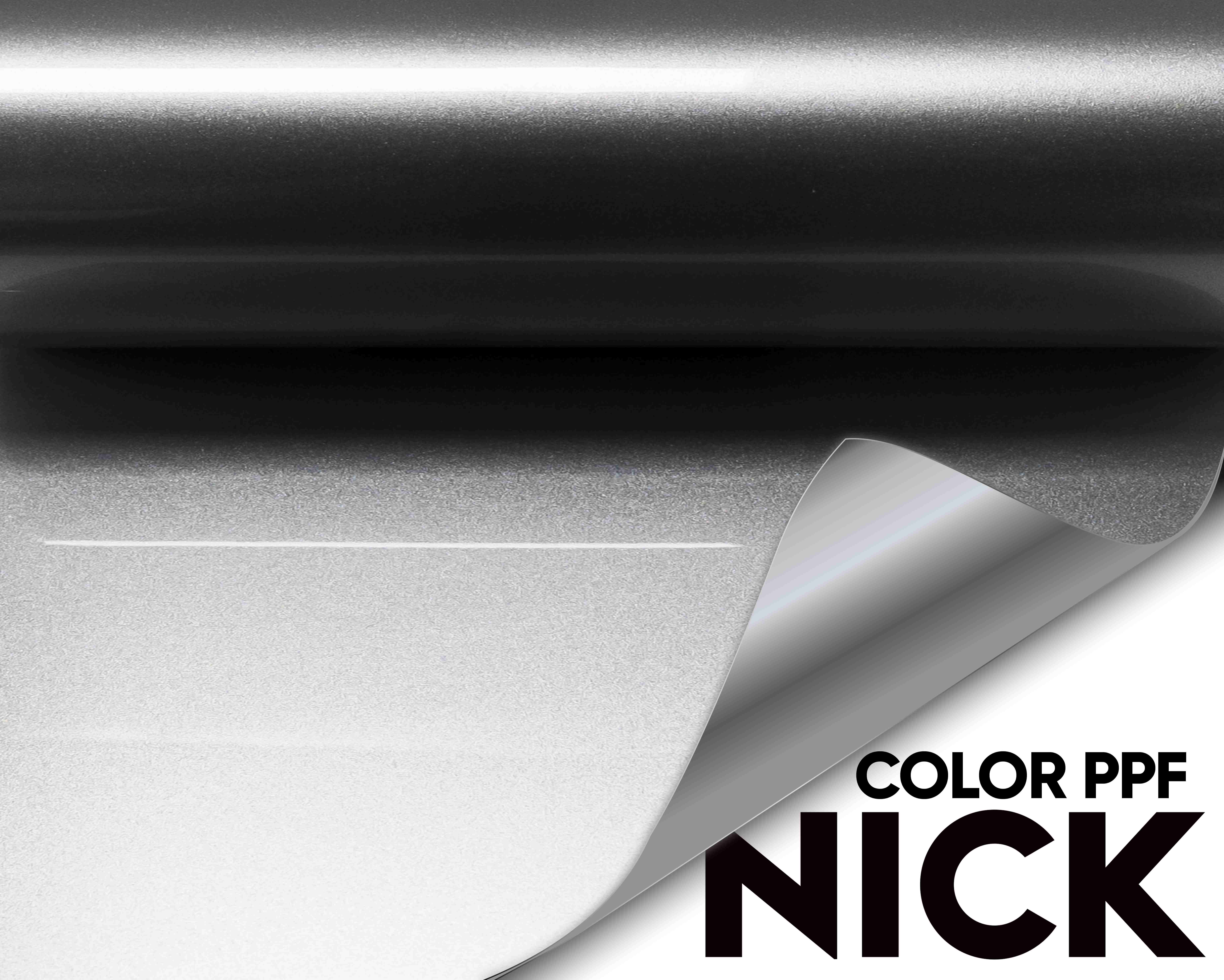 NICK TPU Car Wrap Metallic Silver
