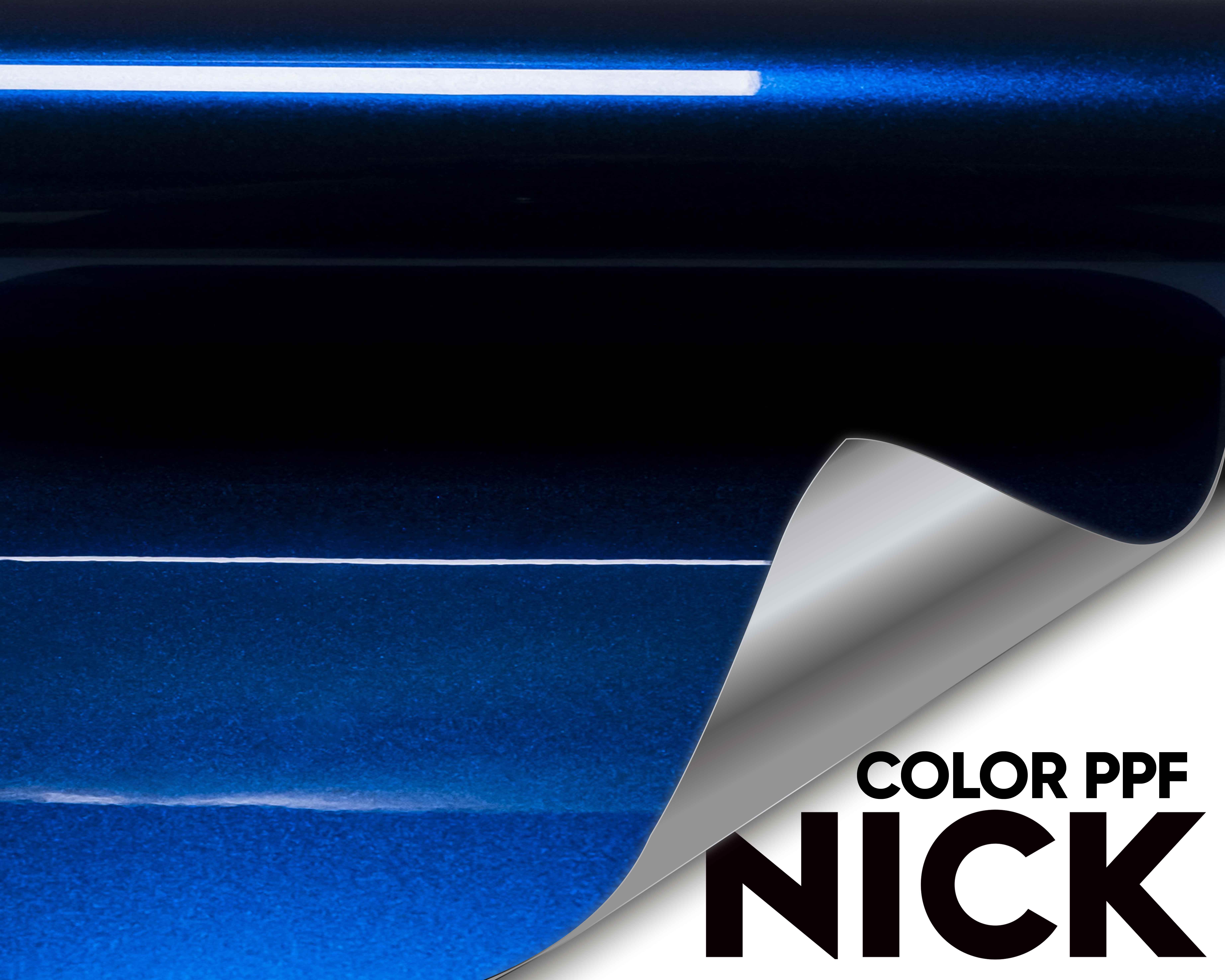 NICK TPU Car Wrap Metallic Blue