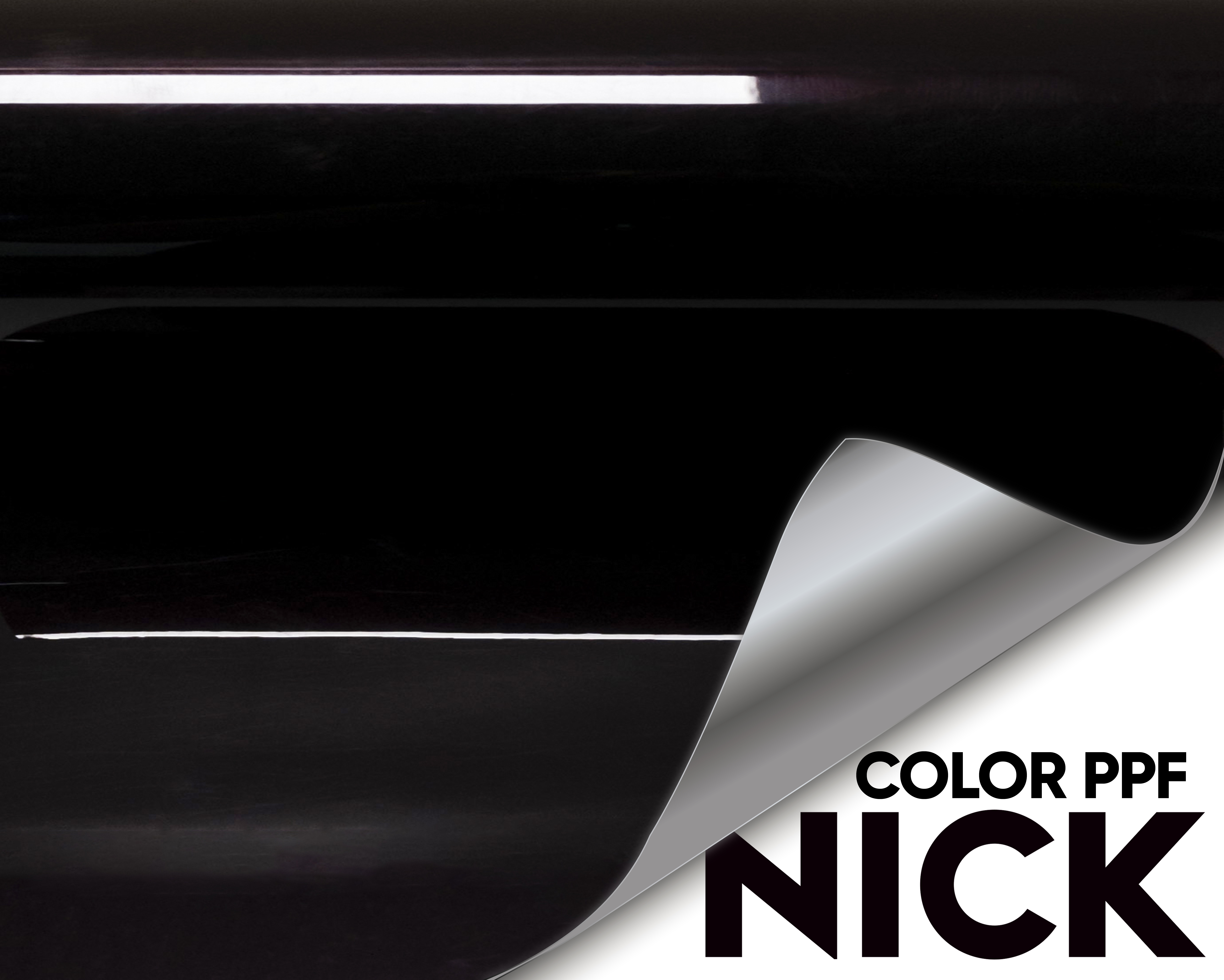 NICK TPU Car Wrap Starry Black Charmed Red