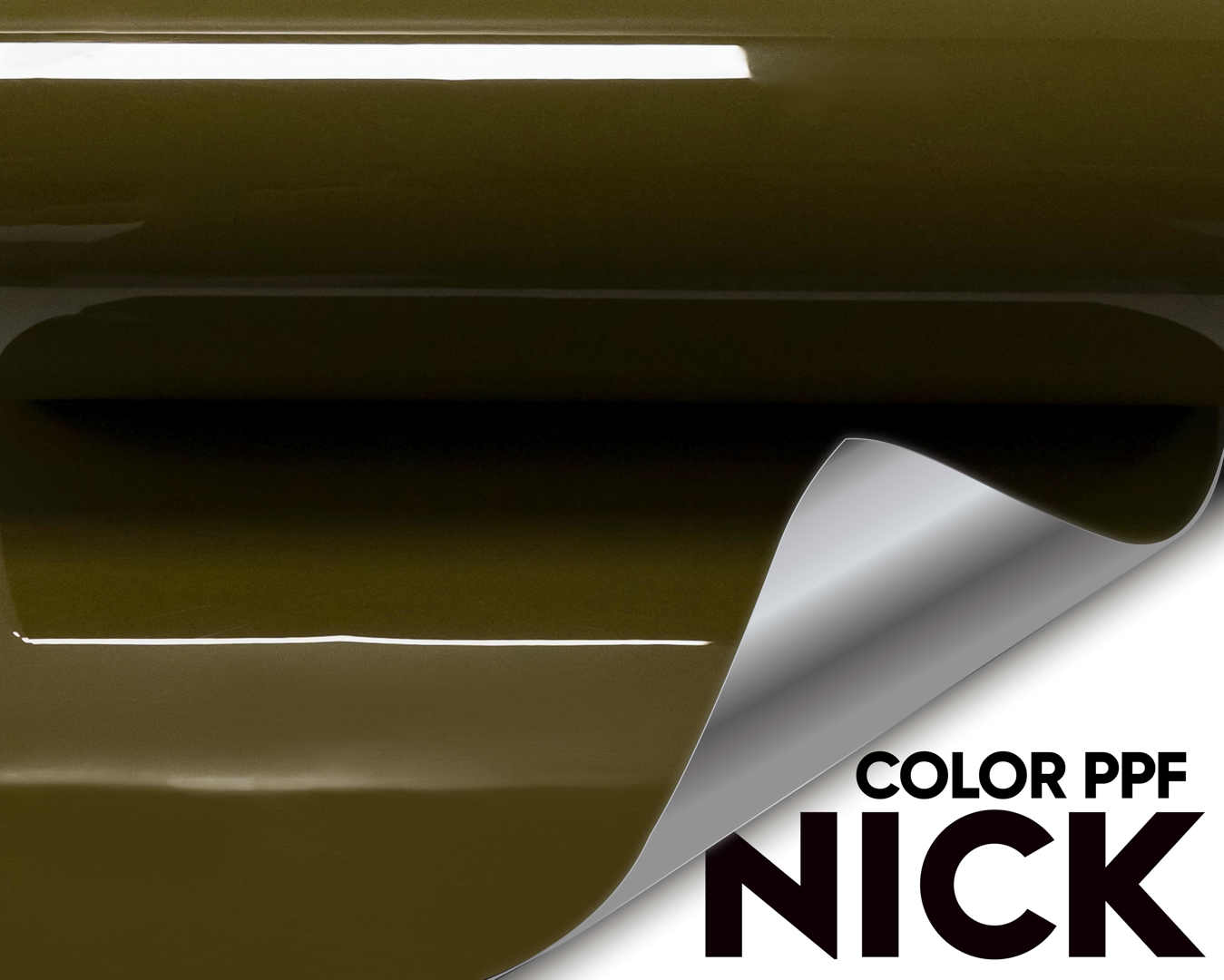 NICK TPU Car Wrap Combat Green
