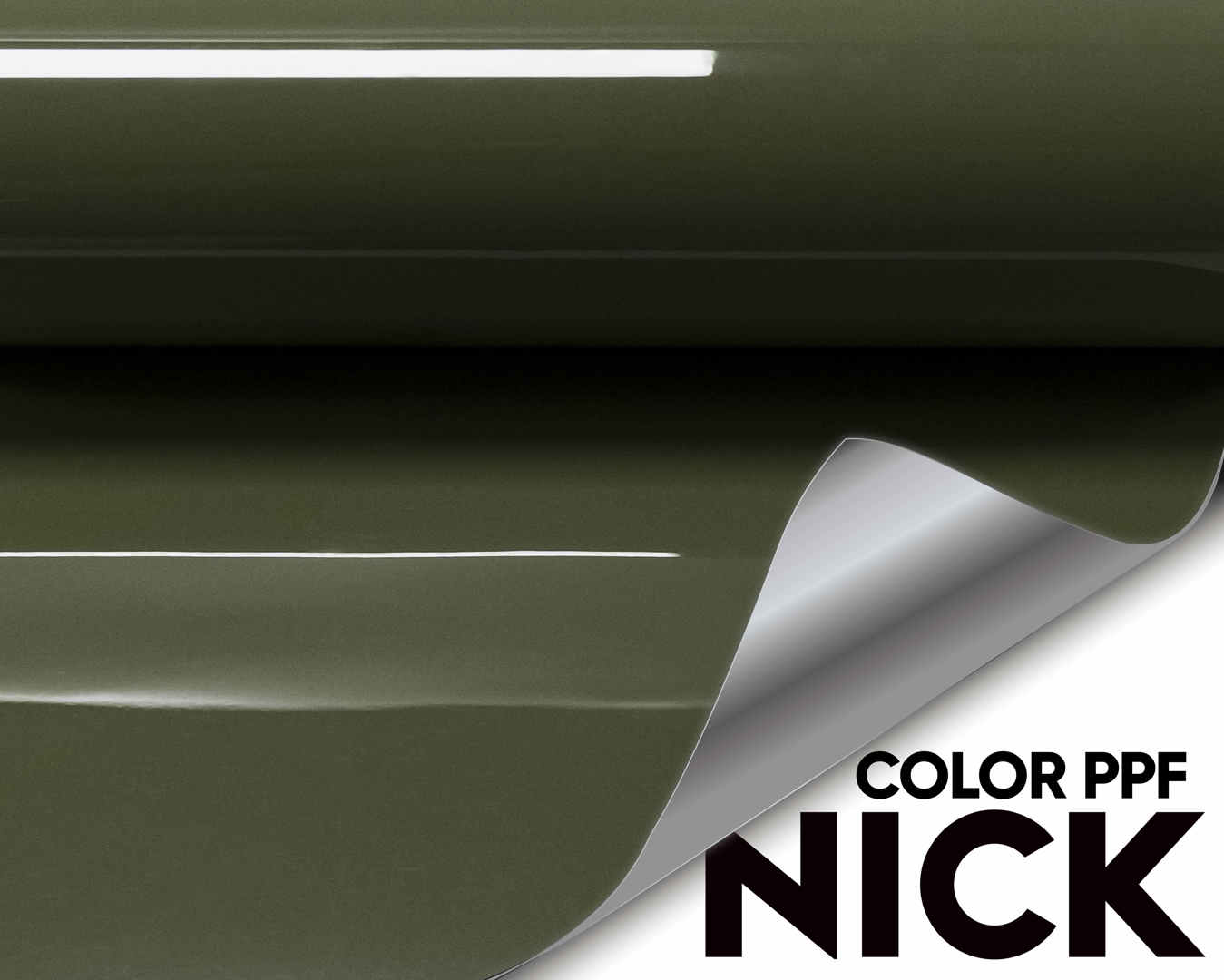 NICK TPU Car Wrap Khaki Green