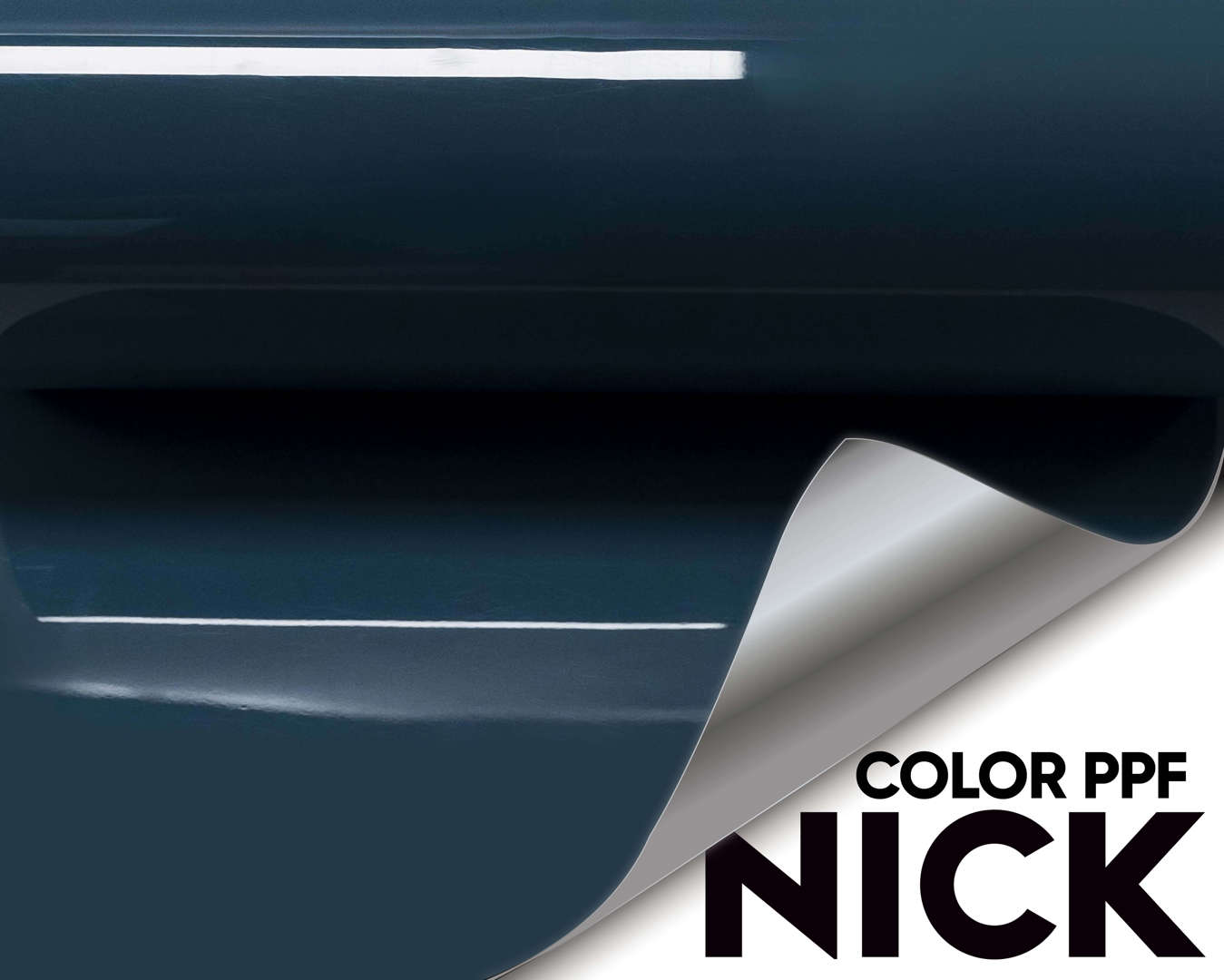 NICK TPU Car Wrap Porcelain Blue