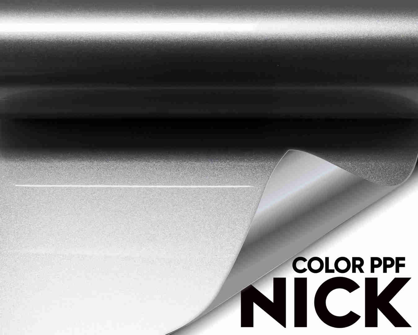 NICK TPU Car Wrap Metallic Silver