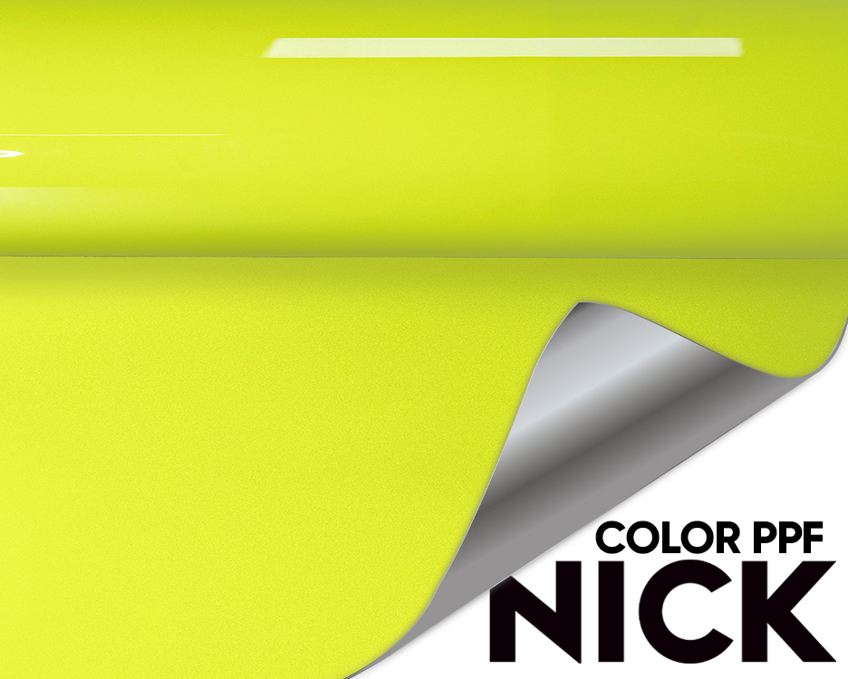 NICK TPU Car Wrap Acid Green