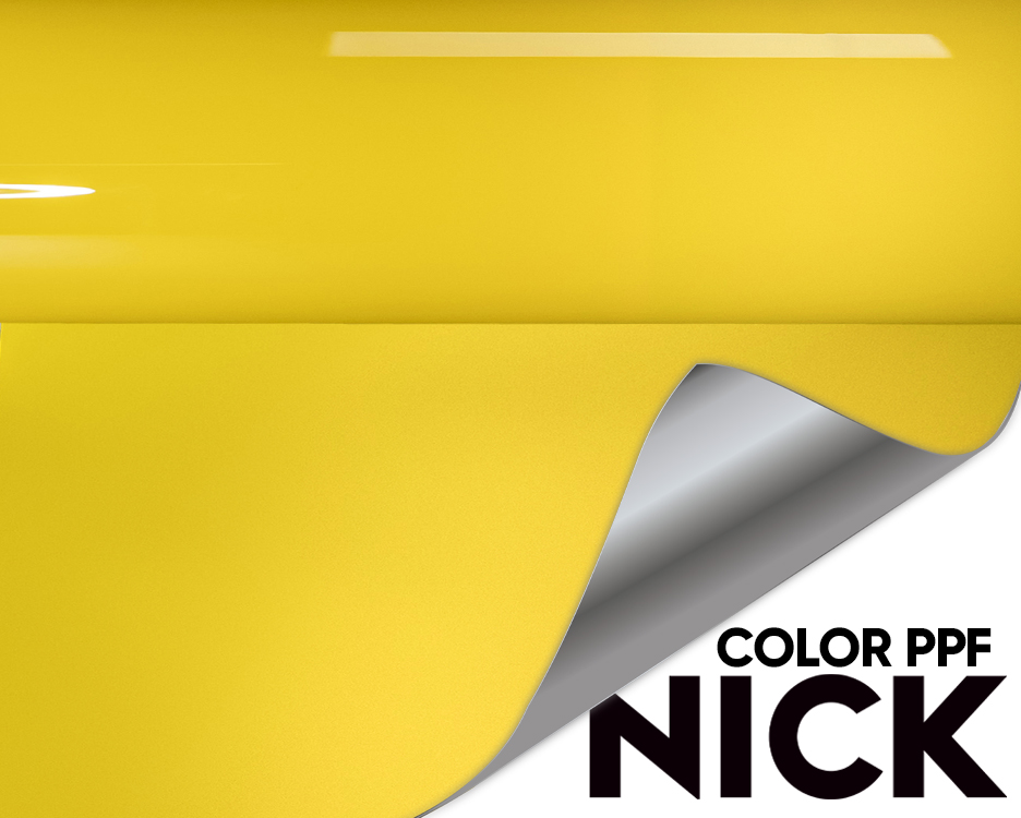 NICK TPU Car Wrap Signal Yellow