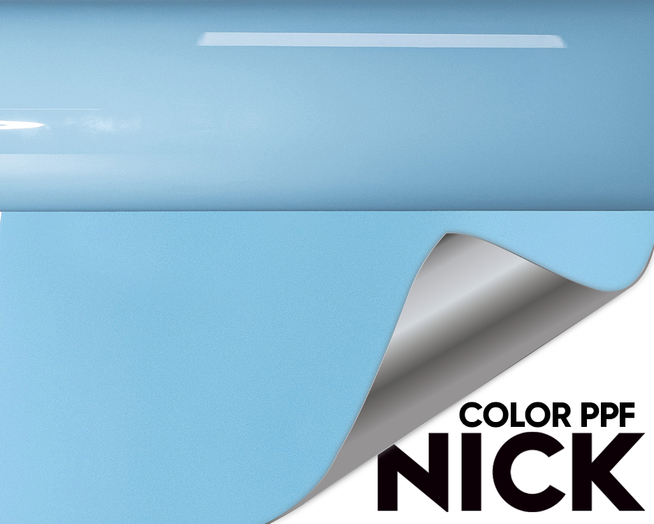 NICK TPU Car Wrap Sea Breeze Blue