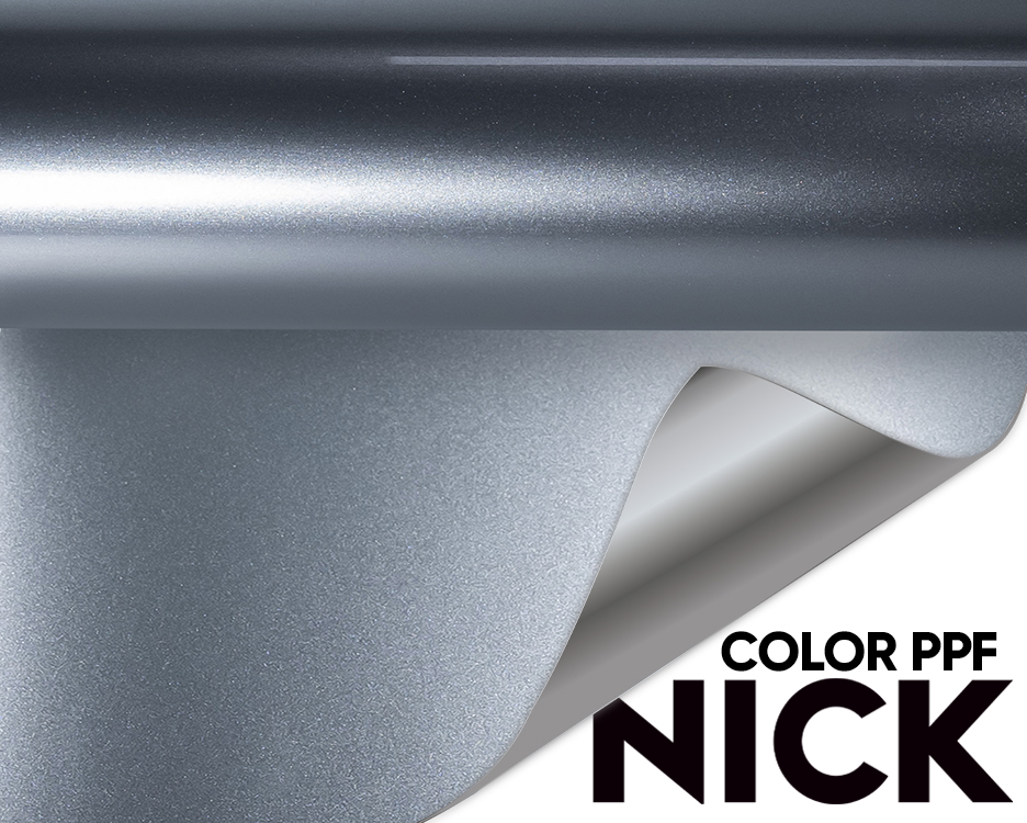 NICK TPU Car Wrap Bright Silver