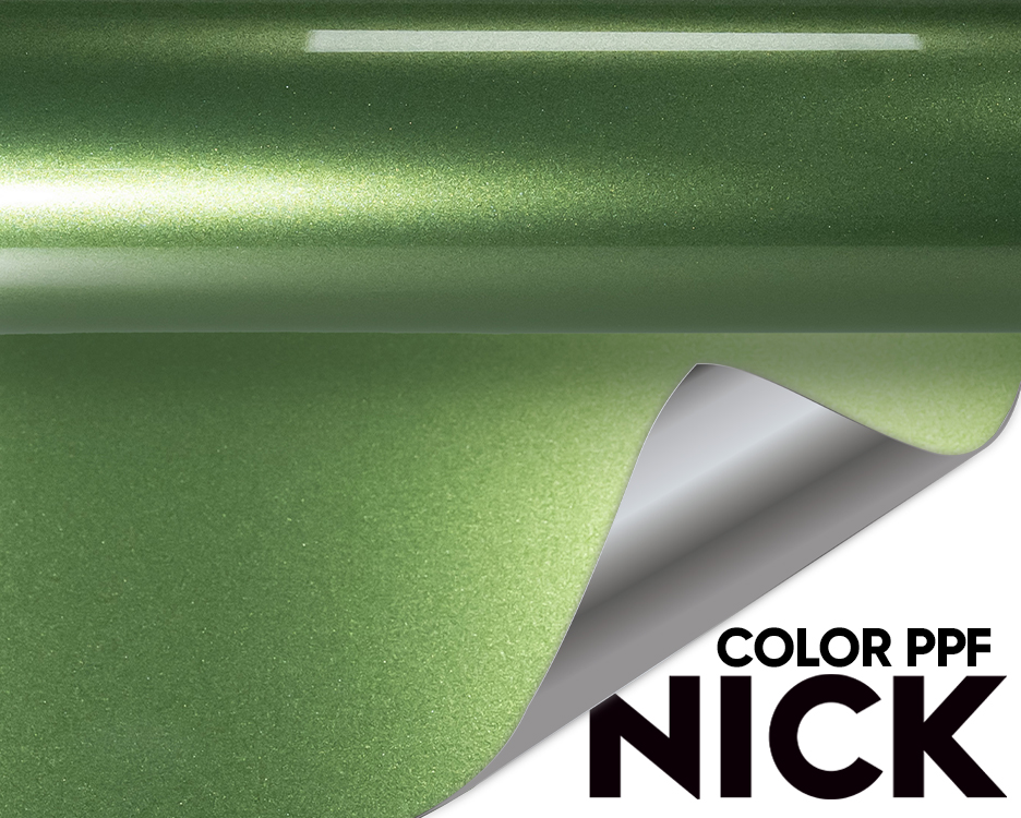 NICK TPU Car Wrap Mamba Green