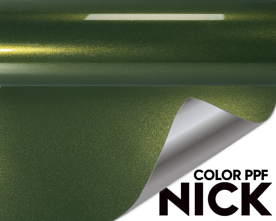 NICK TPU Car Wrap Rainbow Emerald Green