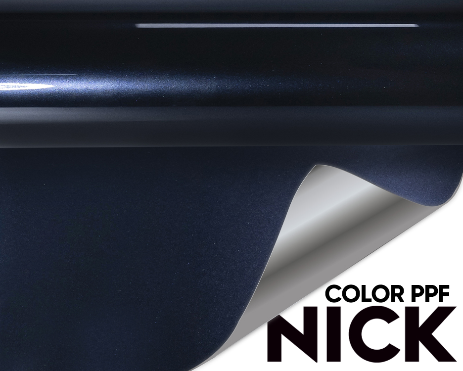 NICK TPU Car Wrap Carbon Gray Blue