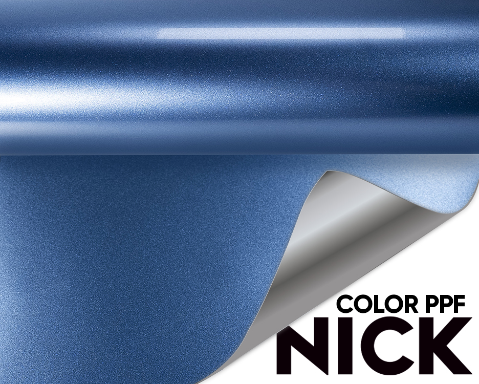 NICK TPU Car Wrap Metallic Mist Blue