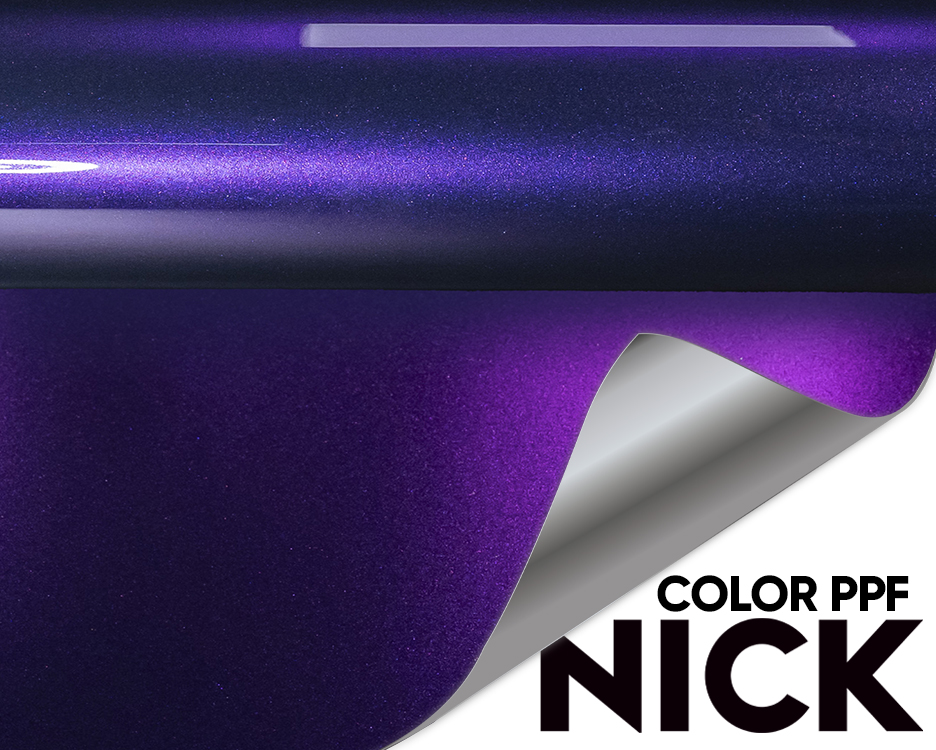 NICK TPU Car Wrap Radiant Black Purple