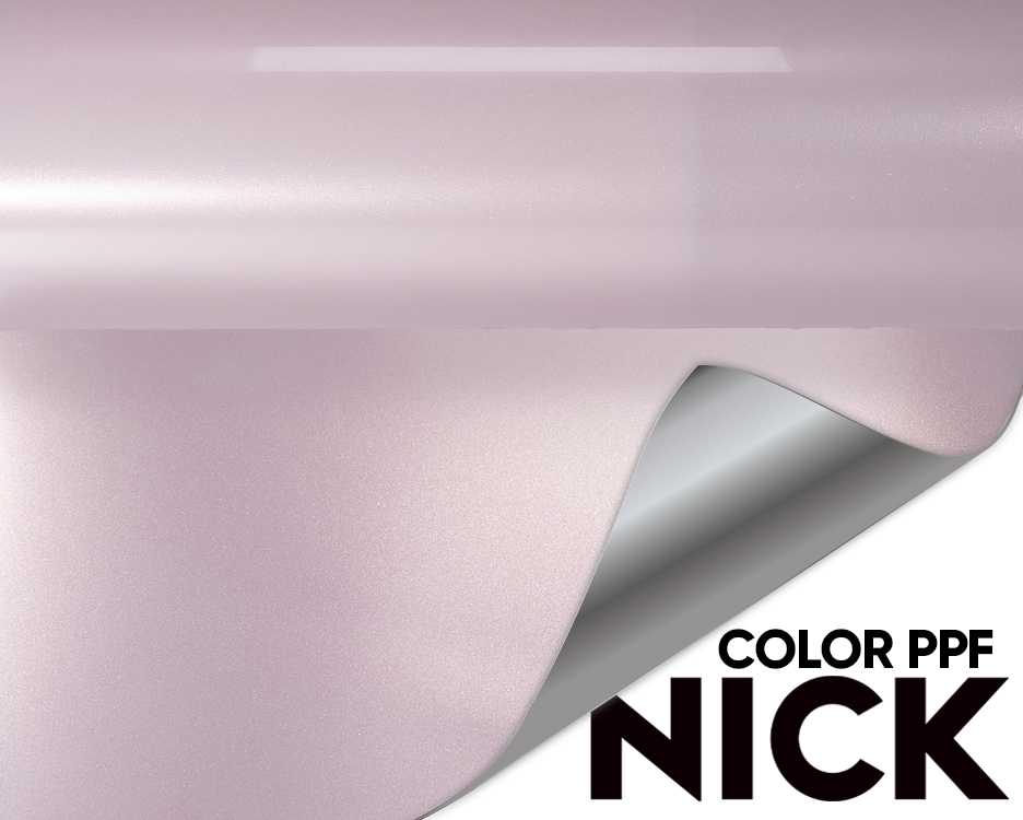 NICK TPU Car Wrap Liquid Metal Shell Pink