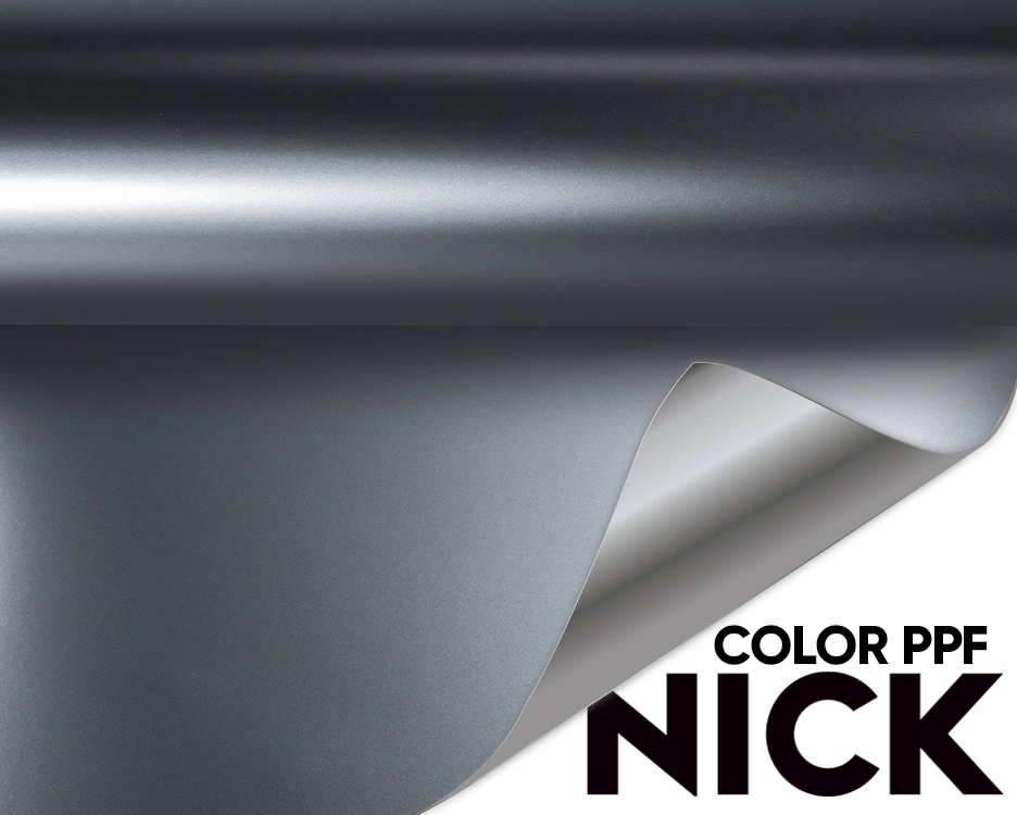 NICK TPU Car Wrap Frosted Dark Silver