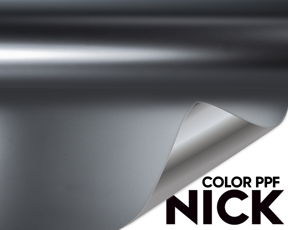 NICK TPU Car Wrap Satin Liquid Metallic Silver