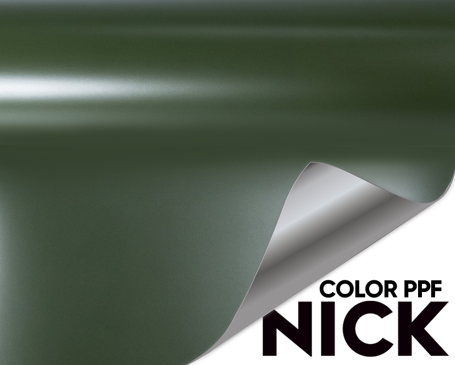 NICK TPU Car Wrap Satin Army Green