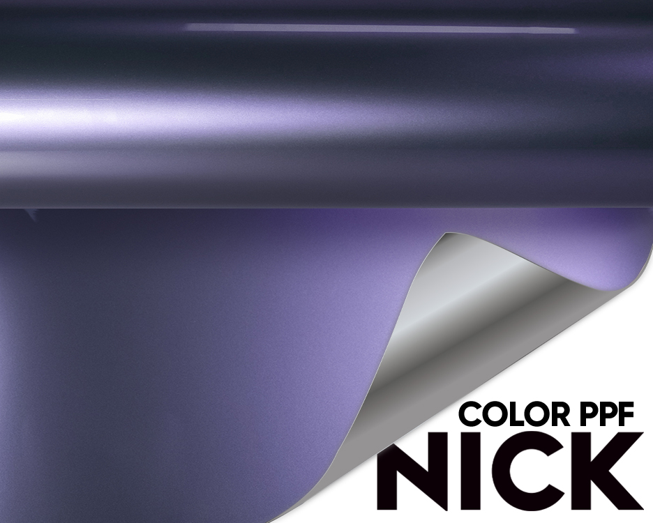 NICK TPU Car Wrap Dreamy Gray Mystic Purple